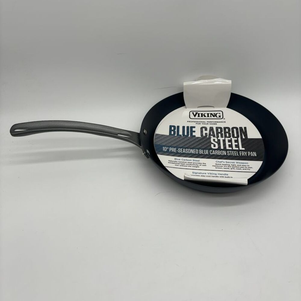 Viking Blue Carbon Steel 10in Fry Pan